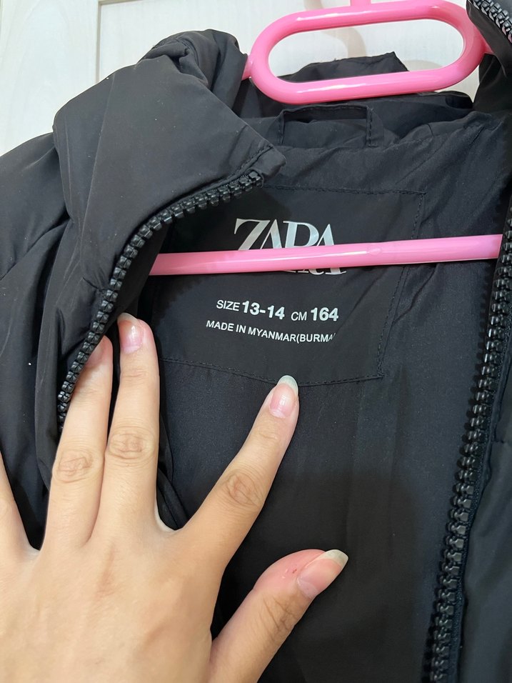Zara kız çocuk mont 13-14 yaş - Görsel 2