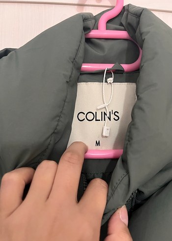 Yeşil renk Colins marka yeni sezon mont - Görsel 3