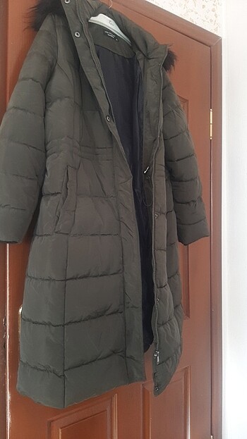 Kadın mont kapüşonlu