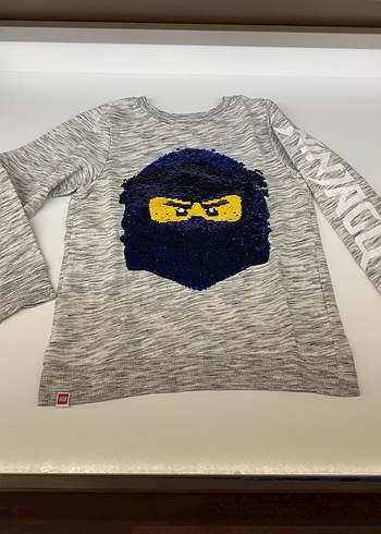 Gri Erkek Çocuk Uzun Kollu Sweatshirt