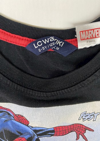 tek ebat Beden Erkek Çocuk Siyah Örümcek Adam Baskılı Sweatshirt
