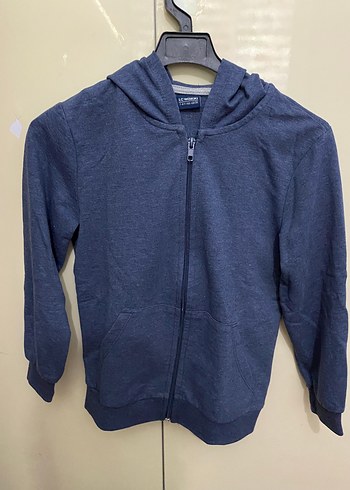 Erkek Çocuk Fermuarlı Kapüşonlu Sweatshirt