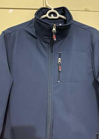 Diğer Erkek Mavi Fermuarlı Streetwear Ceket