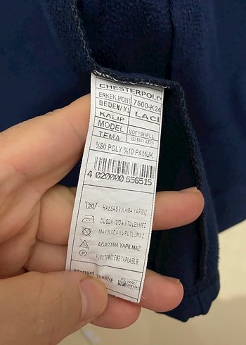 xl Beden Erkek Mavi Fermuarlı Streetwear Ceket