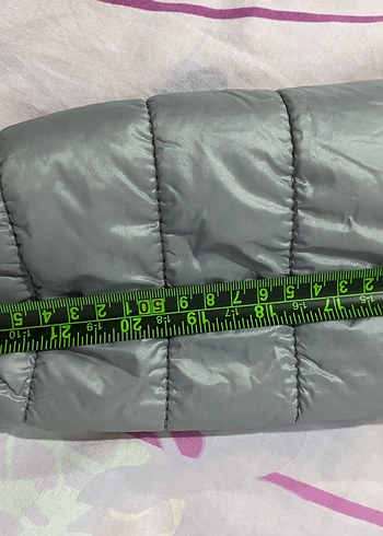 s Beden Kadın Gri Kapüşonlu Fermuarlı Kışlık Mont