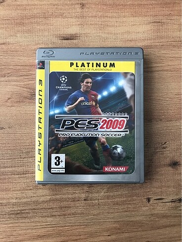 Pes2009 ps3 platinum oyun
