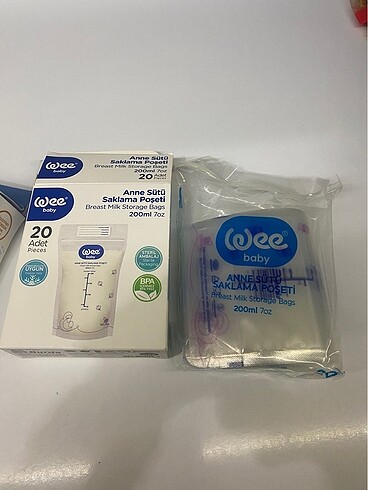 Göğüs kalkan seti ve anne sütü saklama poşeti - Görsel 3