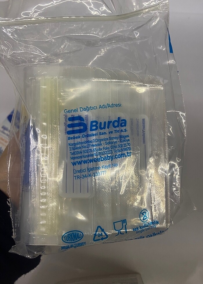 Göğüs kalkan seti ve anne sütü saklama poşeti - Görsel 4