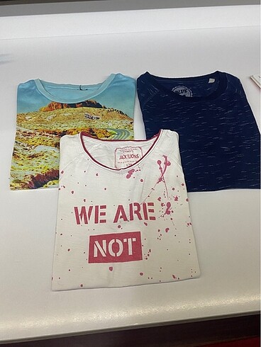 3 adet çocuk tshirtü
