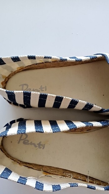 Penti Keten yazlık Penti marka ayakkabı