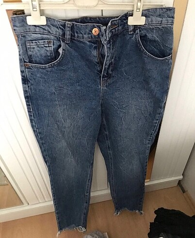 m Beden Kadın Mom Jean Pantolon