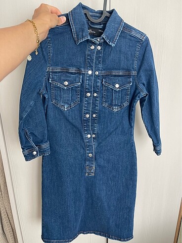 36 Beden Jean elbise