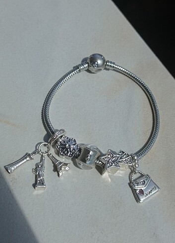 Diğer Çelik Pandora Charm