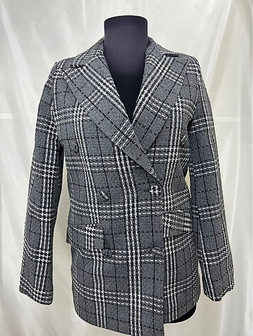 Kareli blazer ceket