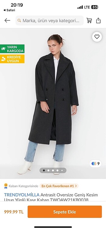 Trendyol & Milla Kaban 36