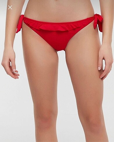 Bikini altı kırmızı bikini