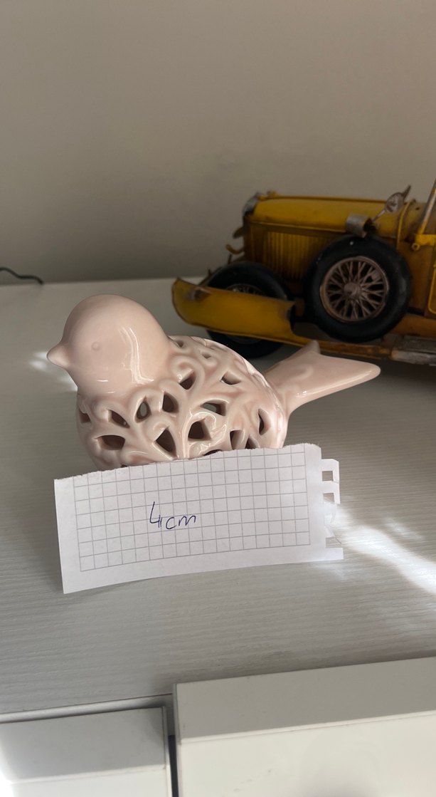 Delikli Seramik Kuş Biblo Seti - Görsel 3