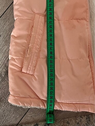 s Beden toz pembe şişme yelek