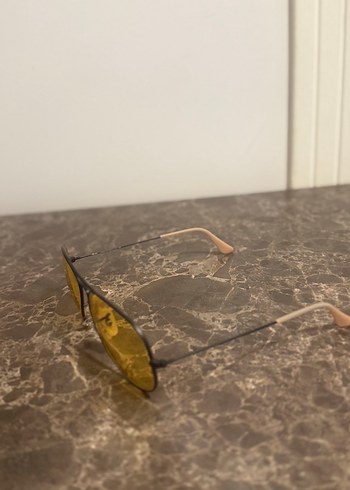 Beden sarı Renk Ray-Ban Sarı Minimalist Gözlük