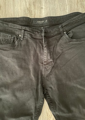 38 Beden siyah Renk Siyah Regular Fit Midi Erkek Kot Pantolon