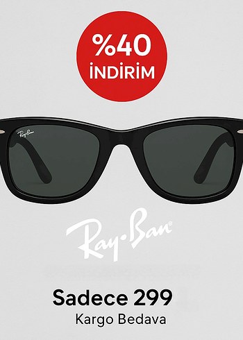 Ray-Ban Kadın Gri Modern Klasik Gözlük