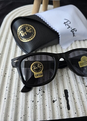Ray Ban Rayban wayfarer parlak siyah eğimli kasa