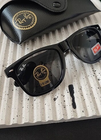 Beden siyah Renk Erkekler için düz kasa rayban wayfarer