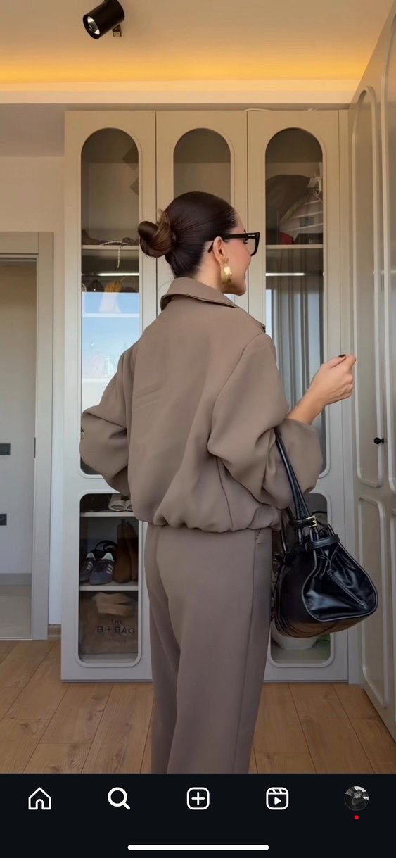 Camel Deri Kadın Takım - Görsel 3