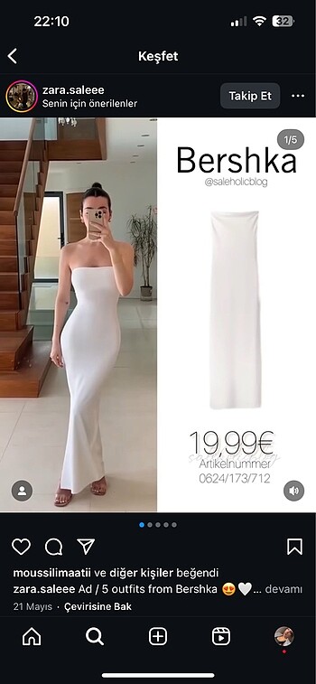 Beyaz elbise