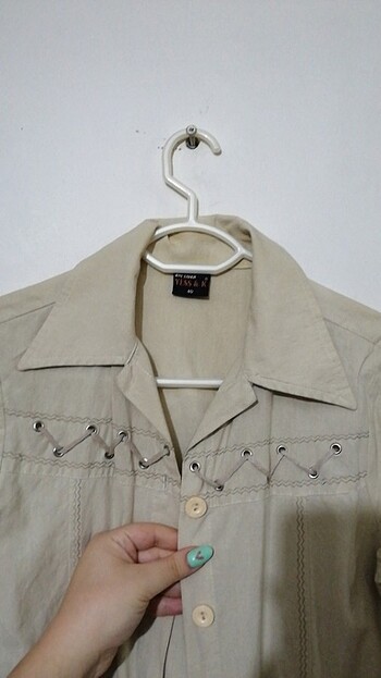 Diğer Trenchcoat krem rengi