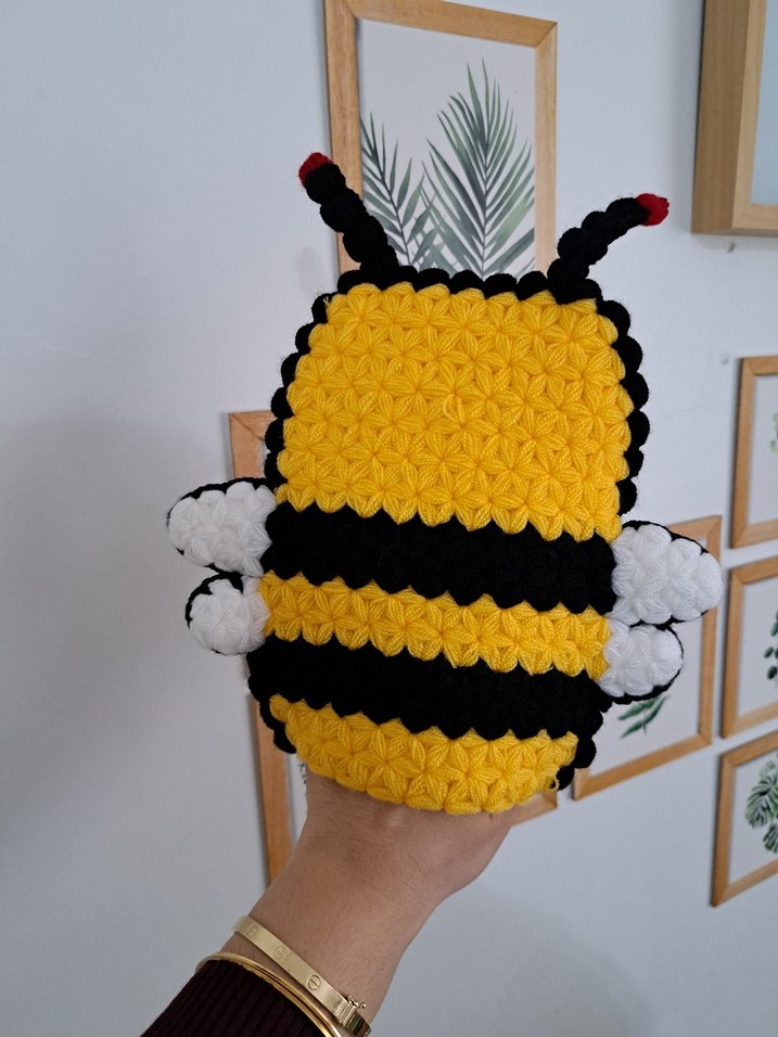 Renkli Arı Figürlü Kese Lif - Görsel 3