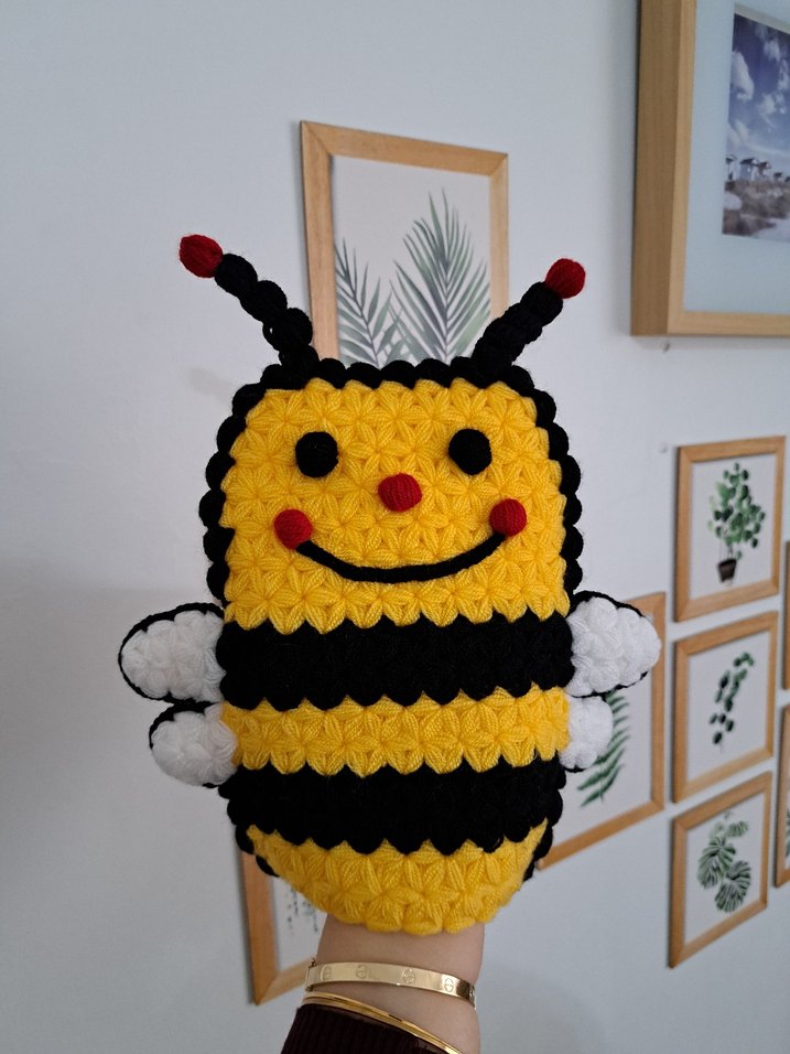 Renkli Arı Figürlü Kese Lif - Görsel 2