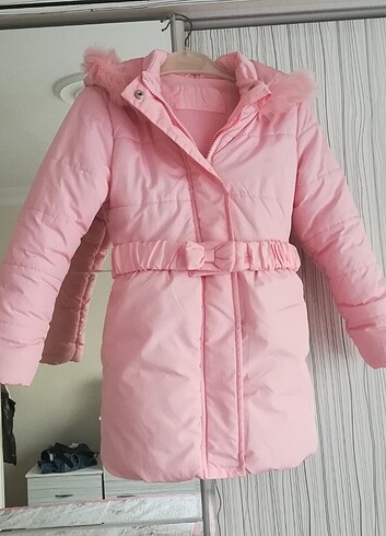 6-7 yaş Pembe çocuk mont 