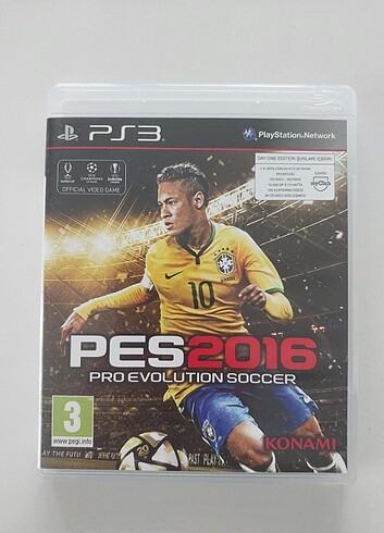 PS3 PES 2016 ORİJİNAL CD