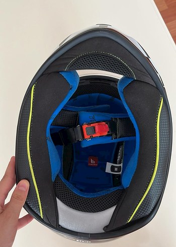 Diger Seramik Renkli Baskılı Motosiklet Kaskı - Görsel 3