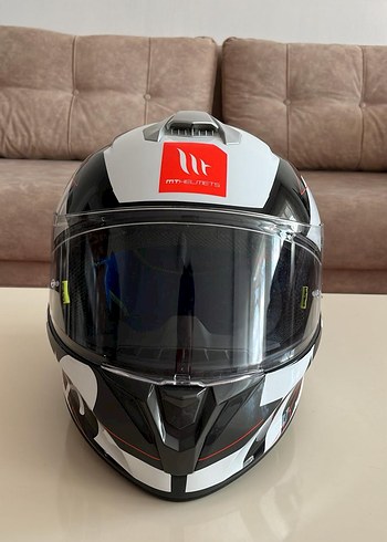 Diger Seramik Renkli Baskılı Motosiklet Kaskı - Görsel 4