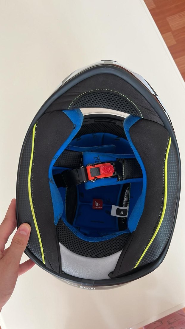 Diger Seramik Renkli Baskılı Motosiklet Kaskı - Görsel 3