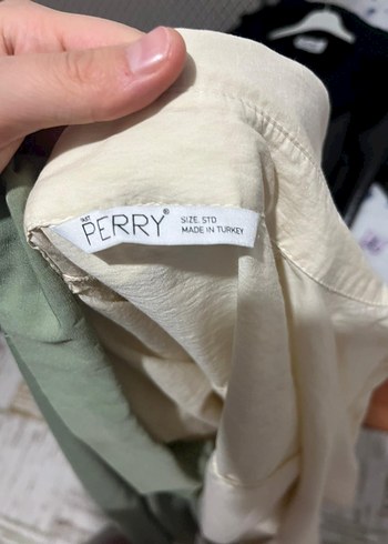 Bej Keten Kadın Gömlek Uzun Kollu - Görsel 2