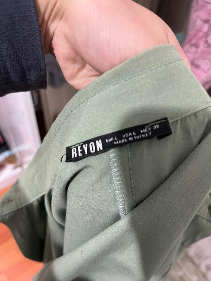 Salaş Kesim Uzun Kollu Keten Gömlek - Görsel 2