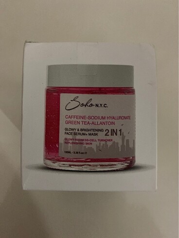 YÜZ SERUM MASKE