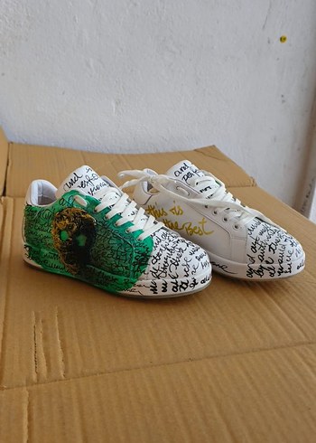 Diğer El İslemeli Renkli Sneakerlar