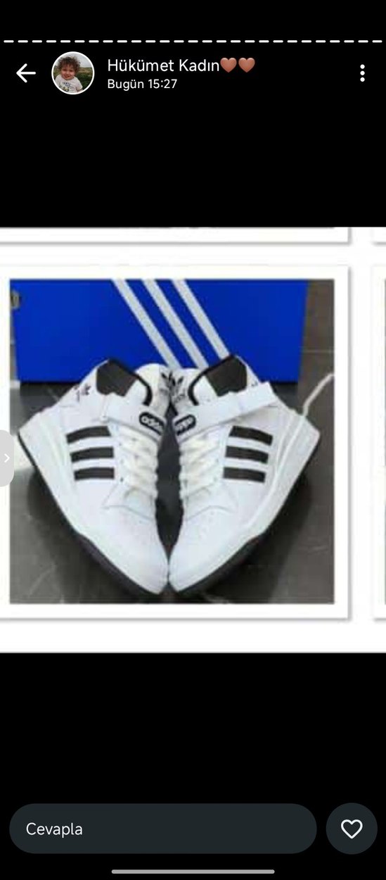 Kadın Beyaz Yüksek Tabanlı Spor Ayakkabı - Görsel 2