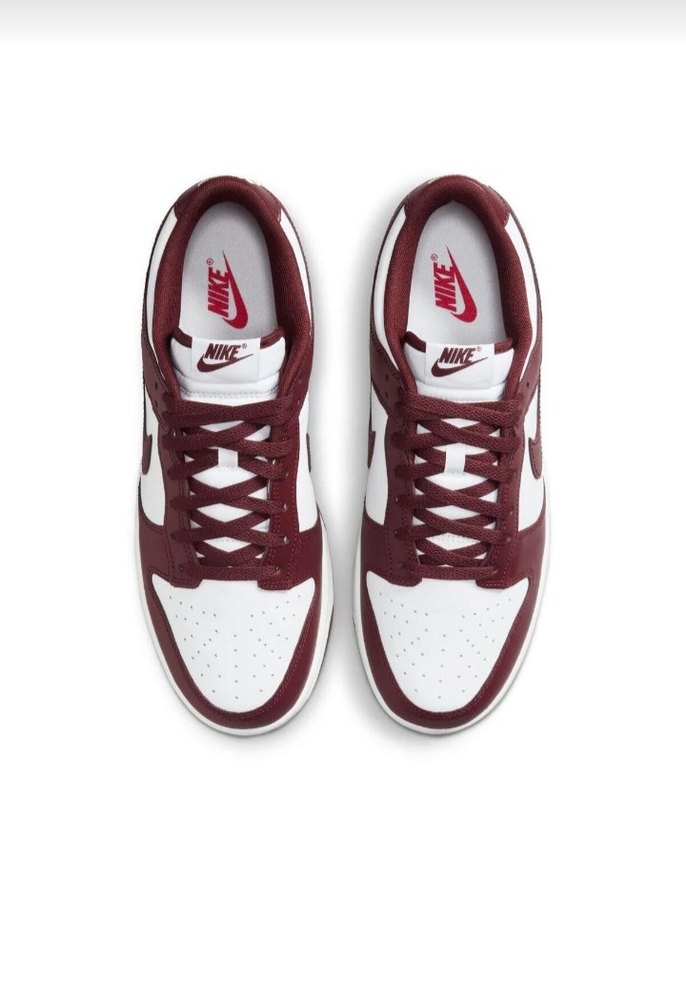 Bordo Beyaz Kadın Spor Ayakkabı - Görsel 2