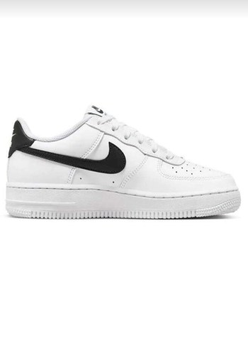 Beyaz Siyah Şeritli Bağcıklı Spor Kadın Sneaker - Görsel 2