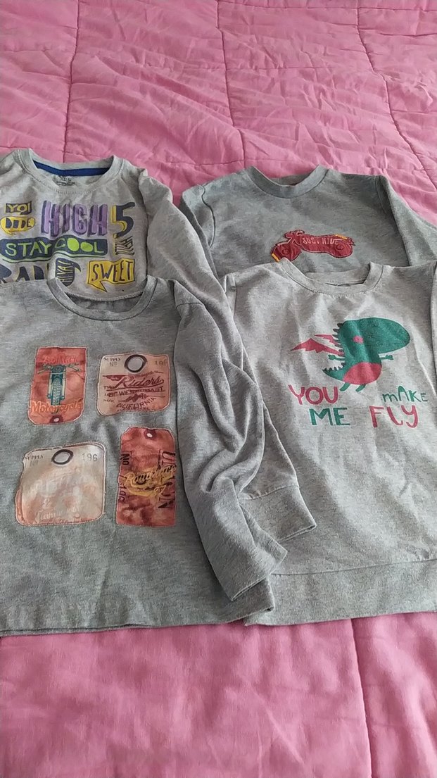 Gri Erkek Sweatshirt Uzun Kollu Rahat Kesim - Görsel 4