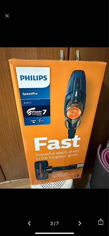 Philips Kablosuz dikey süpürge