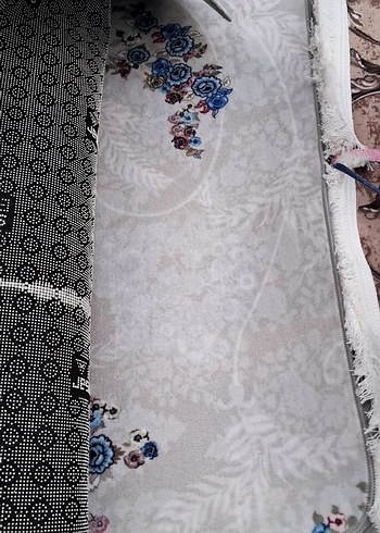 Gri Soyut Desenli Modern Halı - Görsel 5