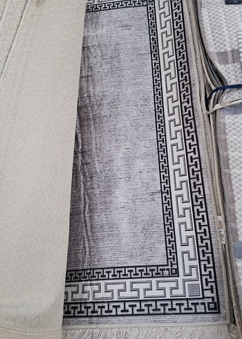 Gri Yılan Desenli Halı - Görsel 7