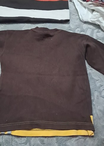 Erkek Çocuk Sarı Uzun Kollu Sweatshirt - Görsel 2