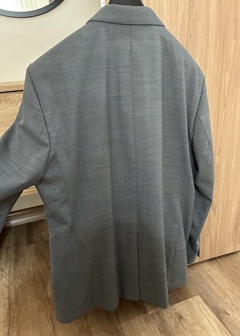 Gri Erkek Ofis Takım Elbise Ceket - Görsel 2